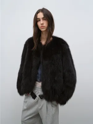 Black Fur Coat