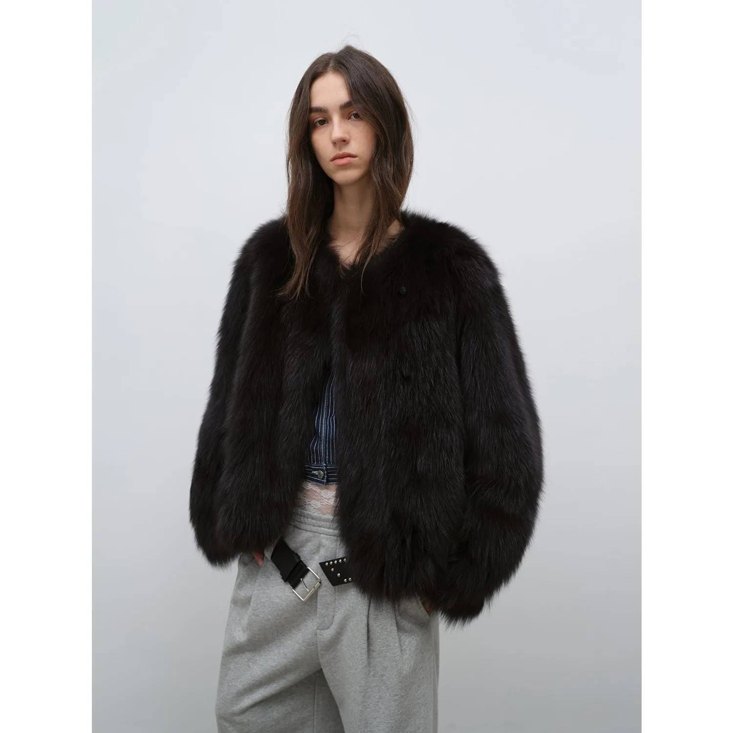 Black Fur Coat