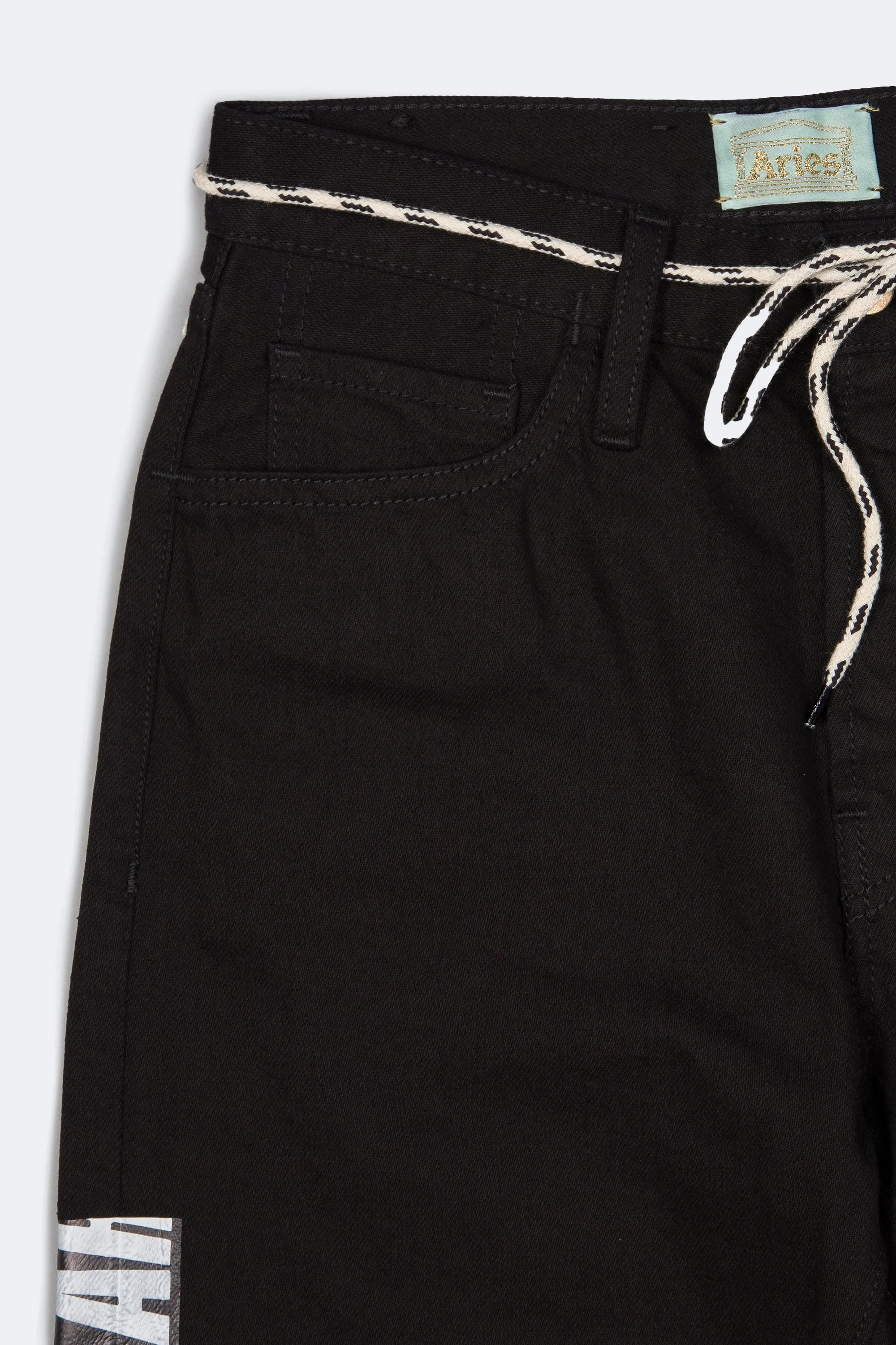 Black Taped Jeans