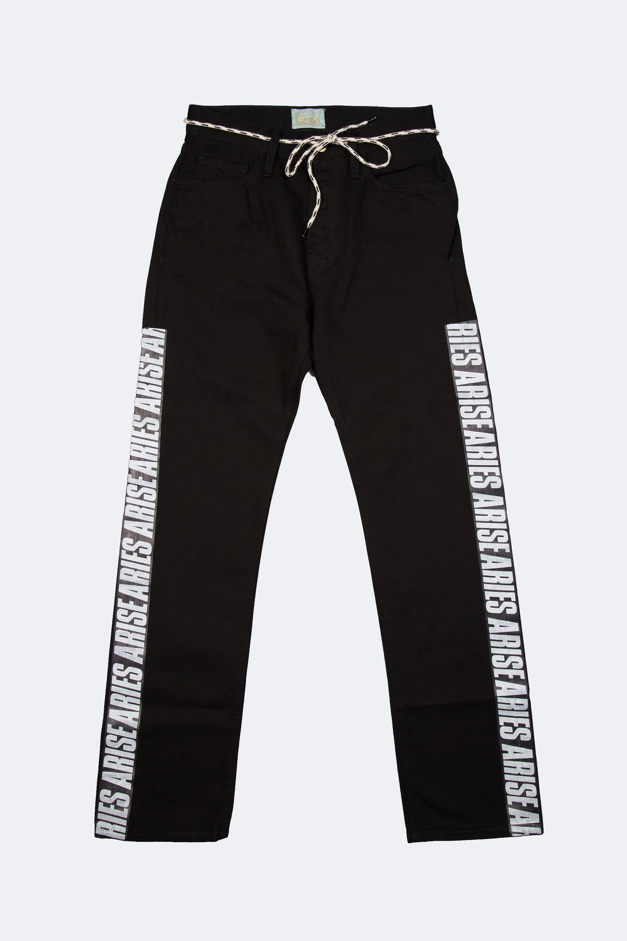 Black Taped Jeans