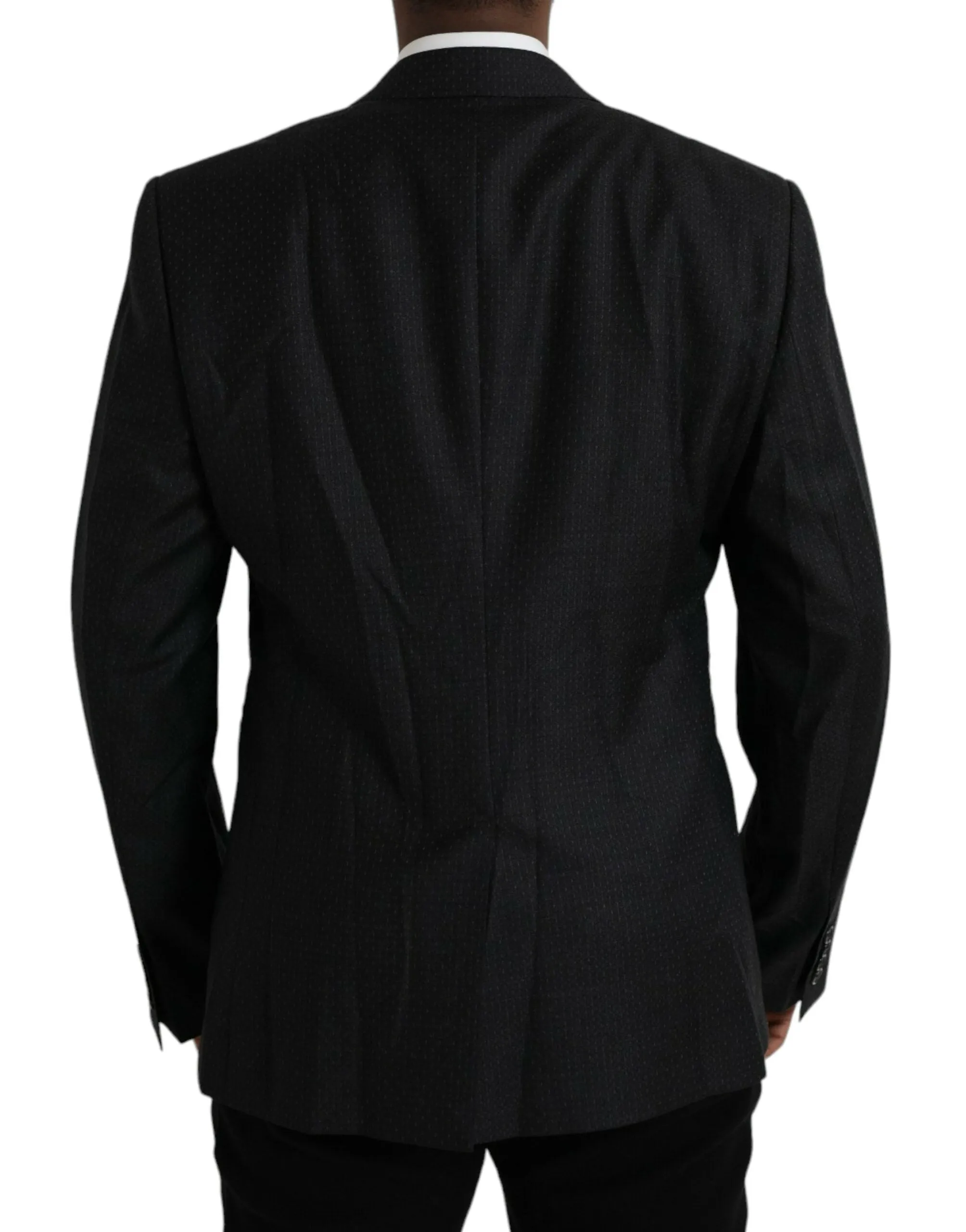 Black Wool MARTINI Single Breasted Coat Blazer