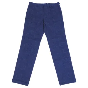 Blue Blue Japan Lightweight Indigo Paisley Print Denim Jeans - 34
