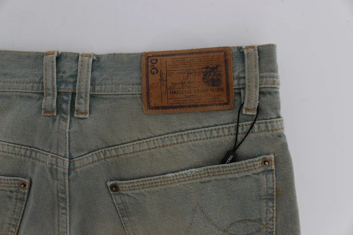 Blue Cotton Straight Fit MAGIC Jeans