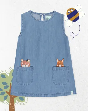 Blue Lilly And Friends Applique Dress