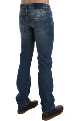 Blue Wash Cotton Regular Fit Jeans