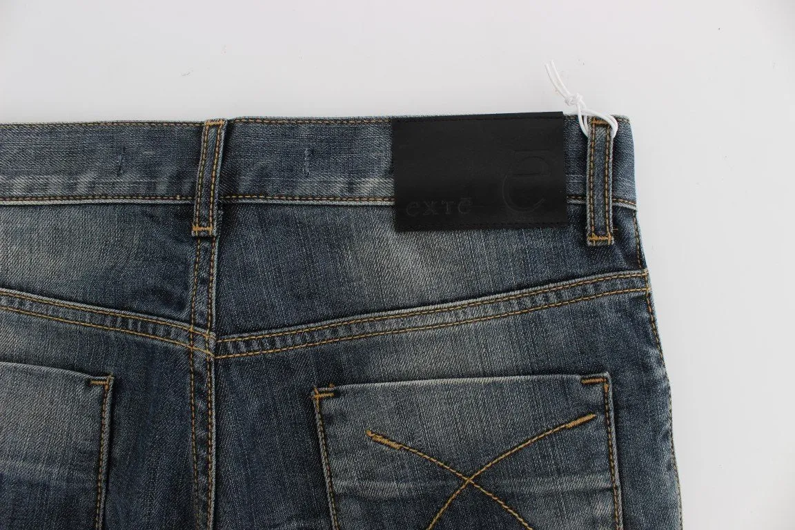 Blue Wash Cotton Regular Fit Jeans