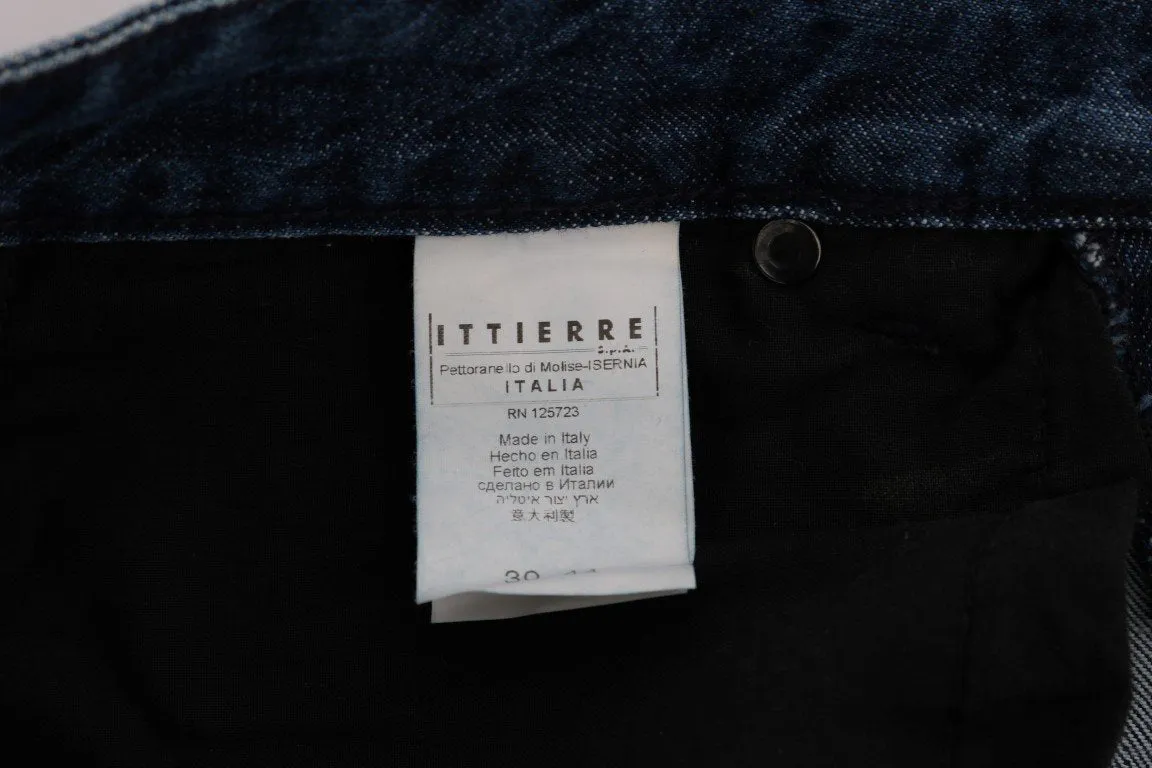 Blue Wash Cotton Straight Fit Jeans