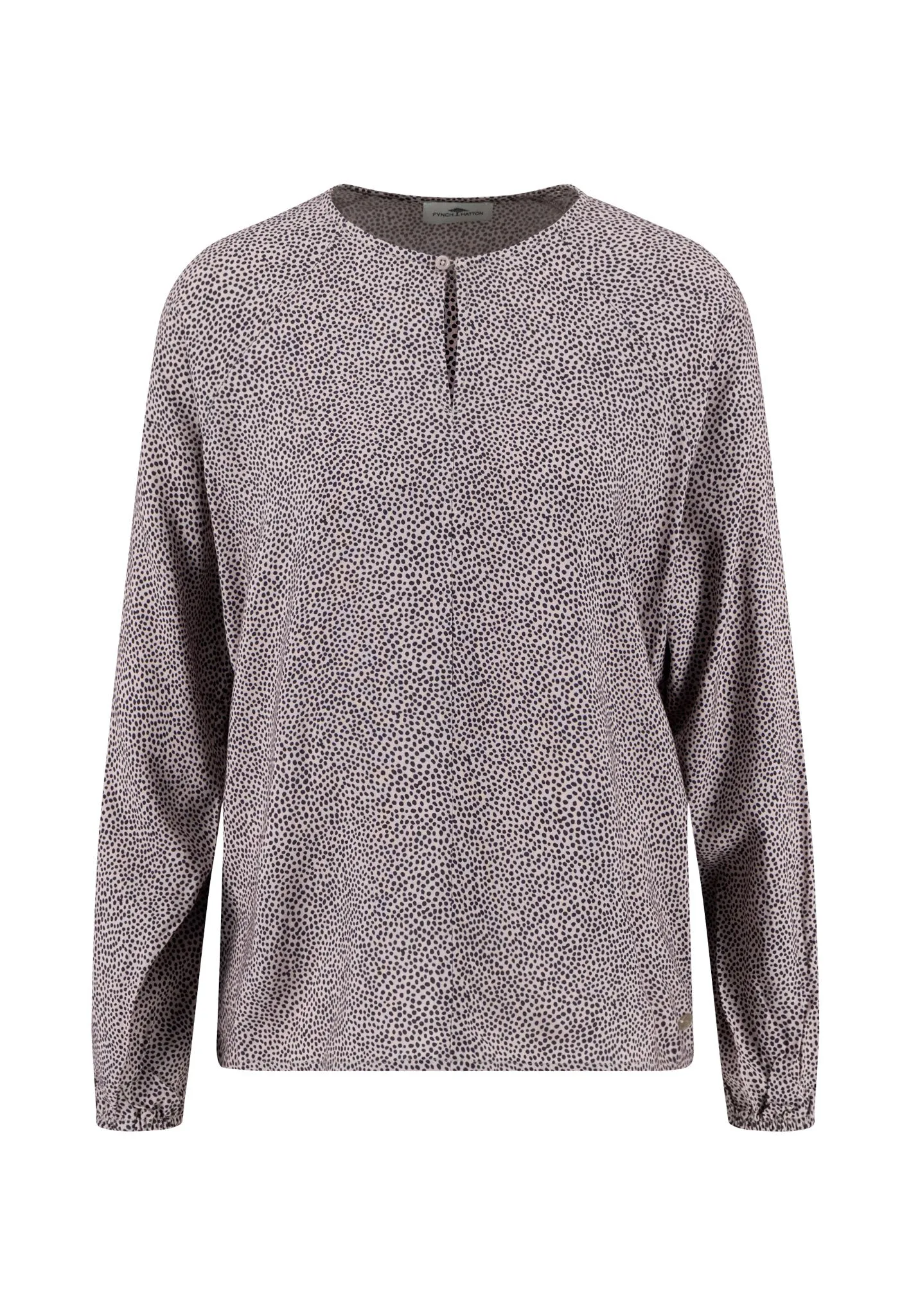 Bluse aus Viskose mit Punkten