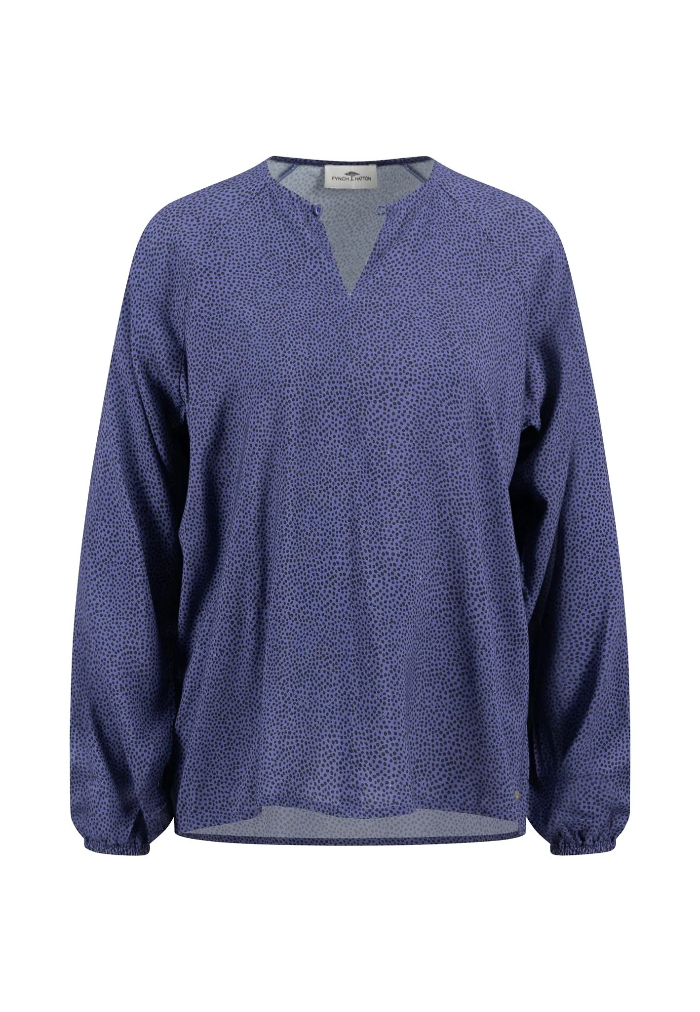 Bluse aus Viskose mit Punkten