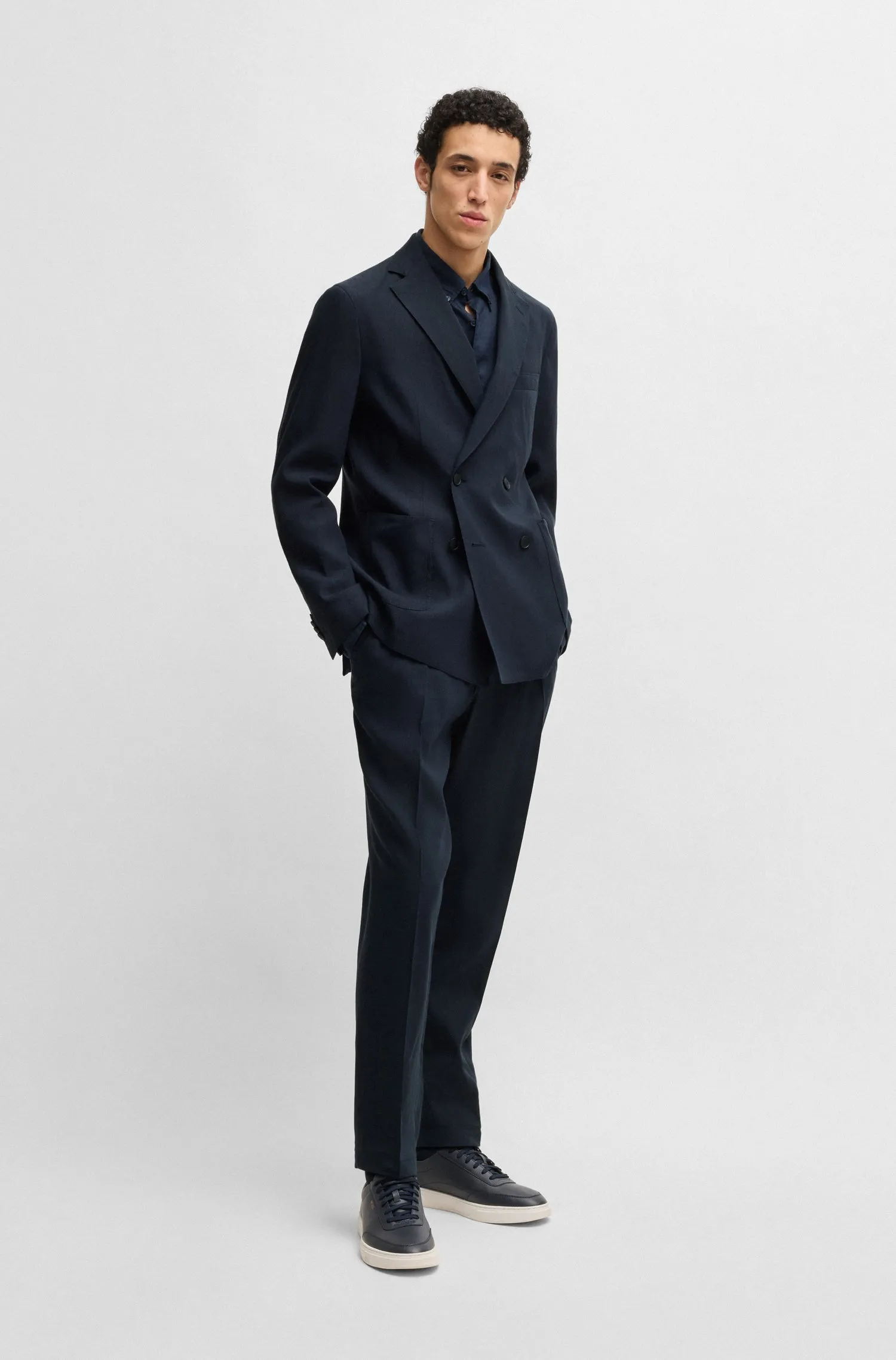 BOSS Blazers Slim Fit in Viscose Mix - P-HANRY-DB-WG-252 10270292 01-50540686