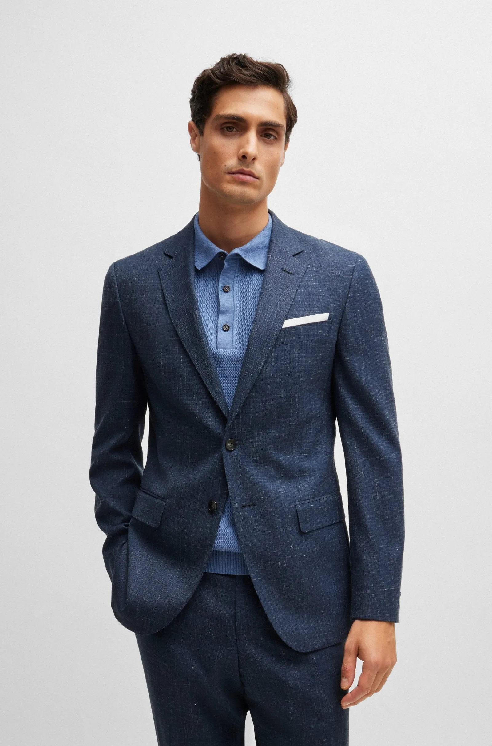 BOSS Blazers Slim Fit in Wool Mix - H-HUTSON-224 10262382 01-50521645