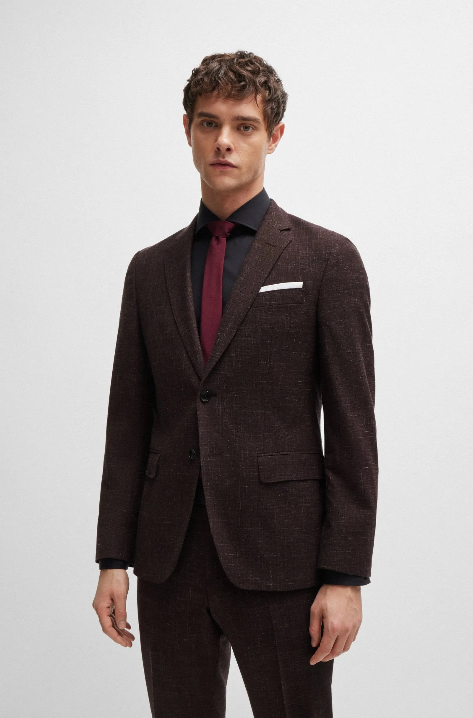 BOSS Blazers Slim Fit in Wool Mix - H-HUTSON-224 10262382 01-50521645