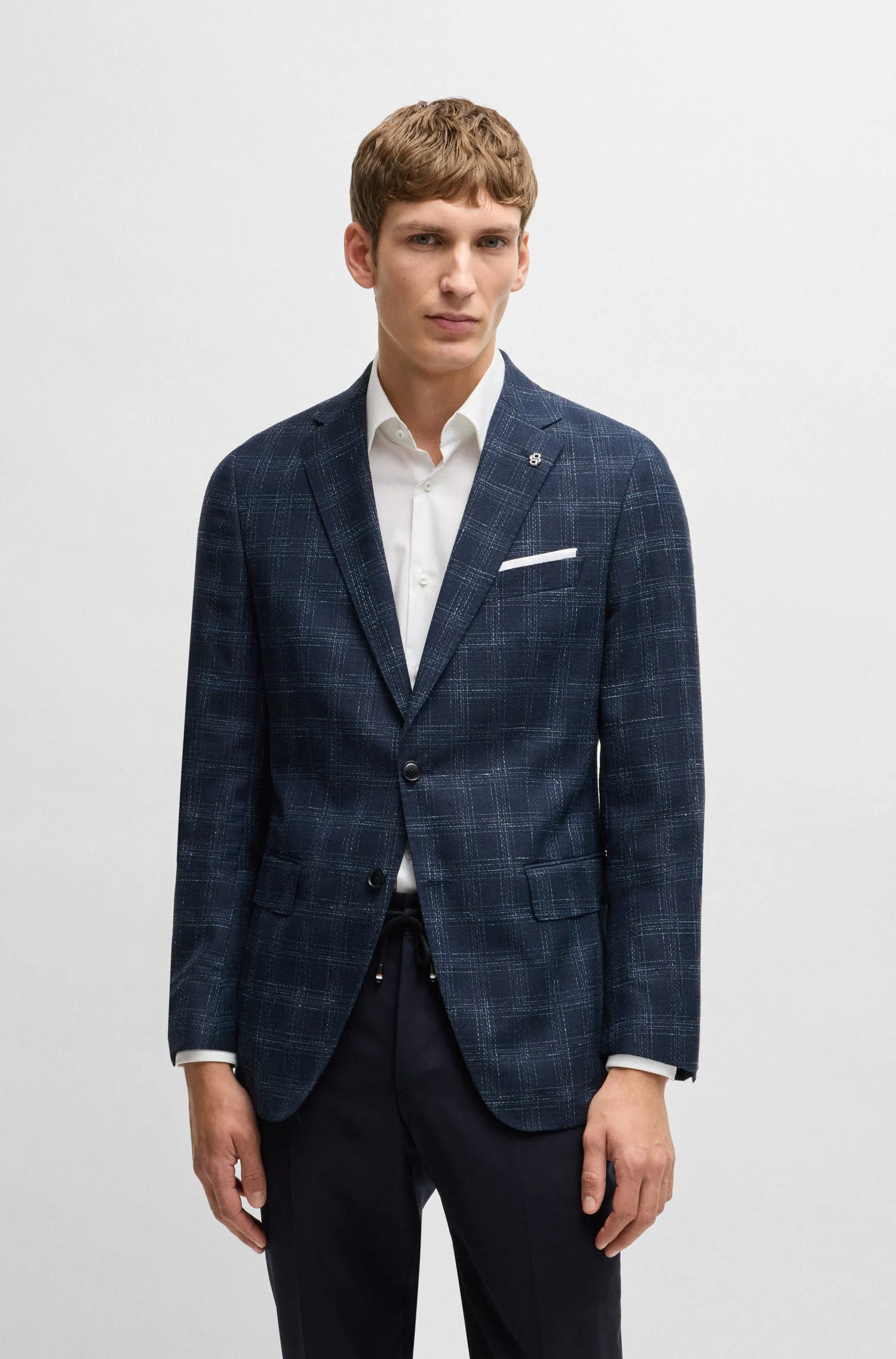 BOSS Blazers Slim Fit in Wool Mix - H-HUTSON-233 10269014 01-50535057