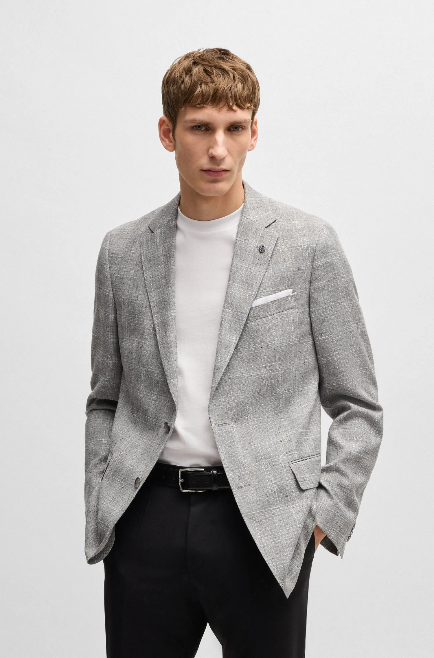BOSS Blazers Slim Fit in Wool Mix - H-HUTSON-233 10269014 01-50535057