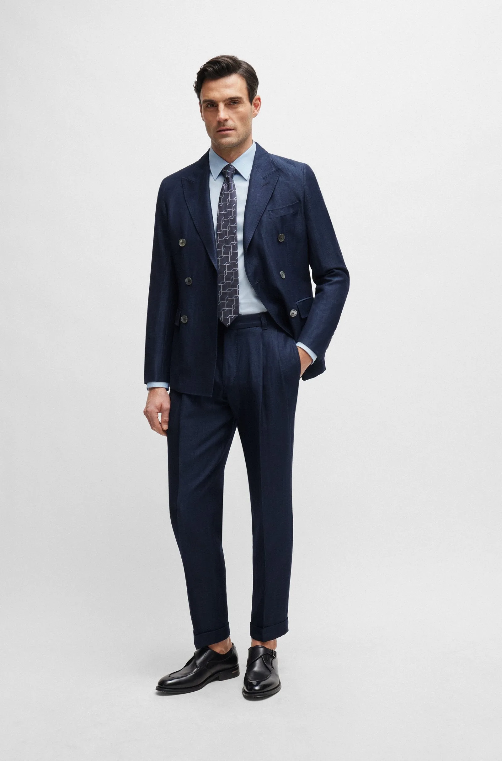 BOSS Blazers Slim Fit in Wool Mix - L-HESTON-DB-242 10259125 01-50514370