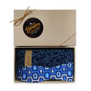 Bourbon Fest© Bow Tie   Sock Gift Set | Royal Blue