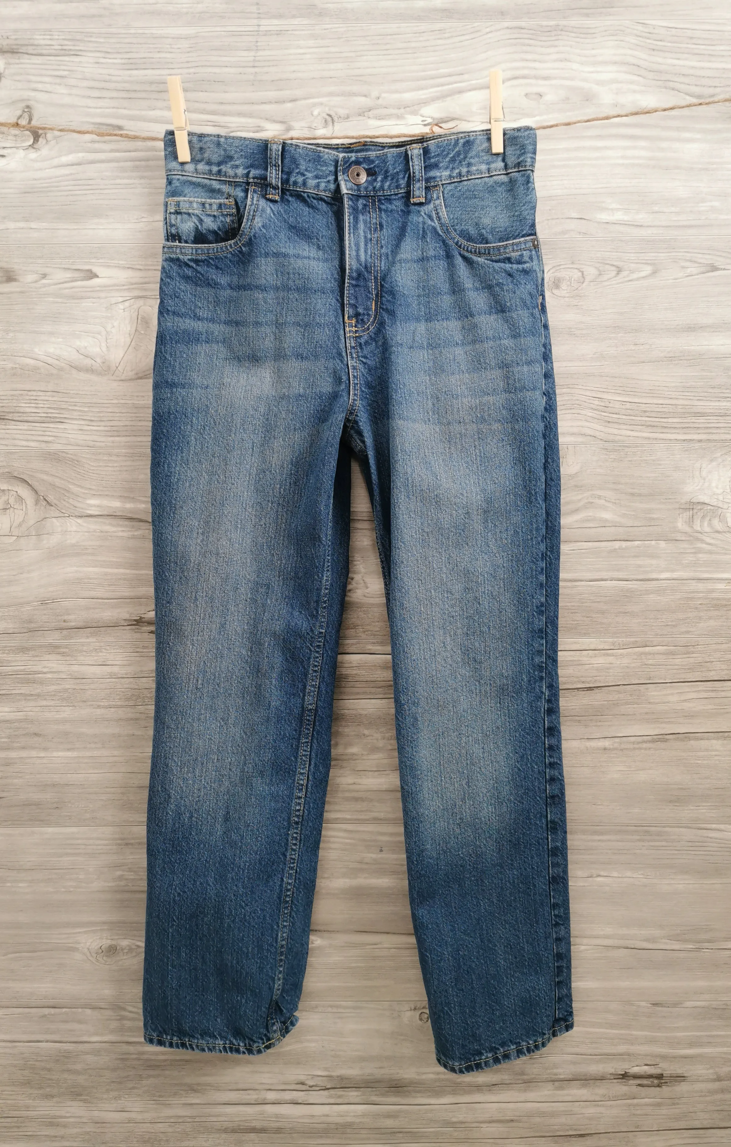 BOY SIZE 12 YEARS - OSHKOSH, Classic Fit, Cotton Jeans EUC B57