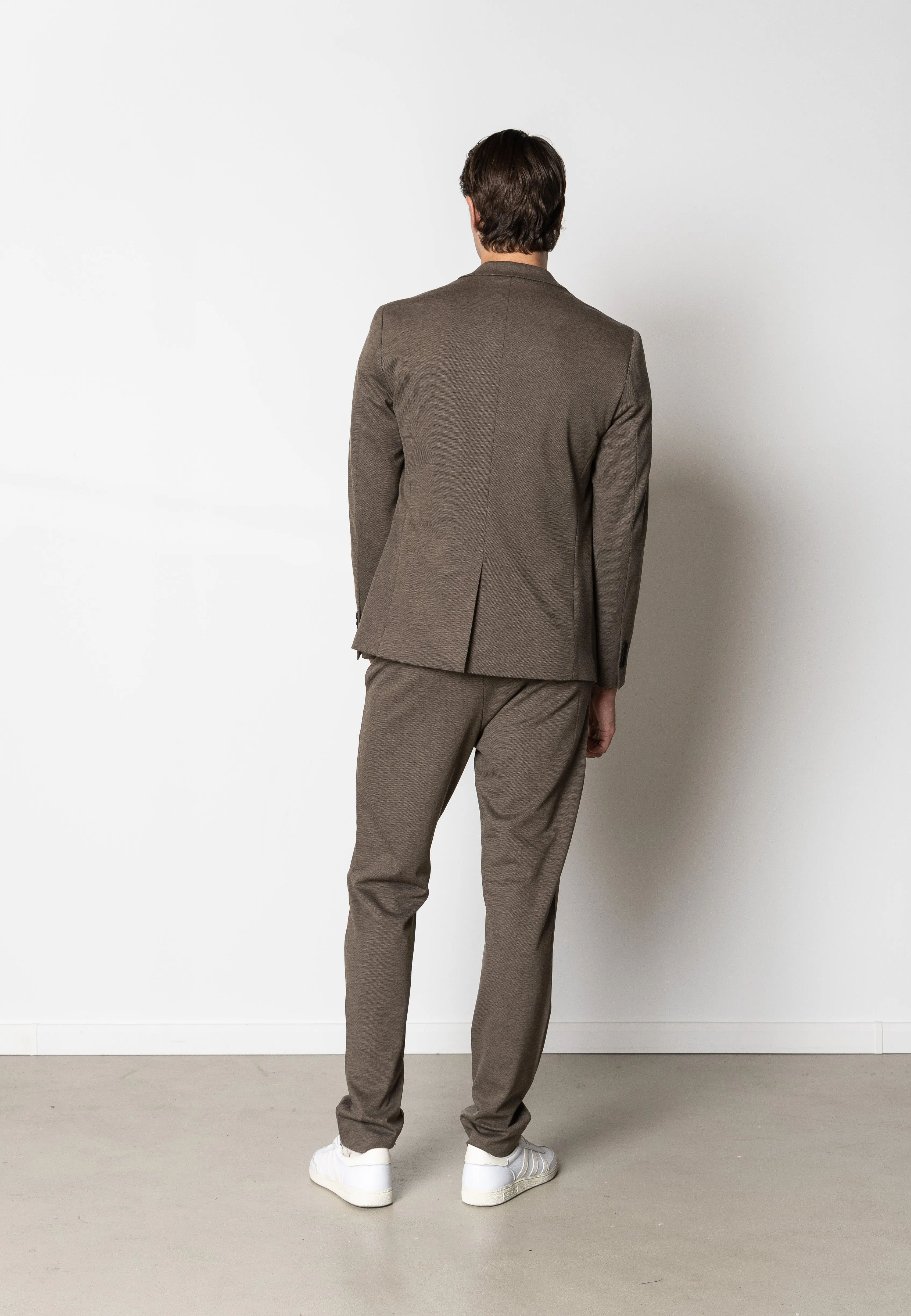 Brendon jersey blazer - Dark Khaki