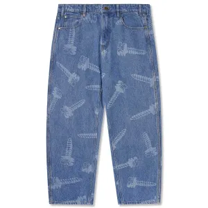 Butter Goods - Screw Denim Jeans Washed Indigo