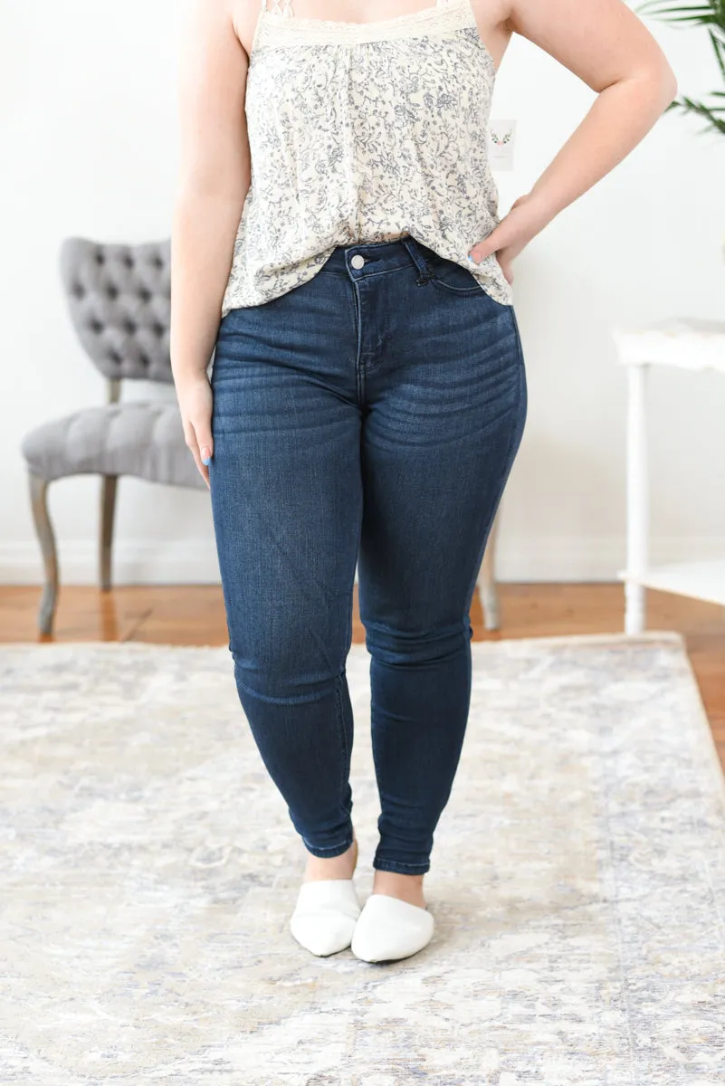Camdon High Rise Judy Blue Jeans - Dark