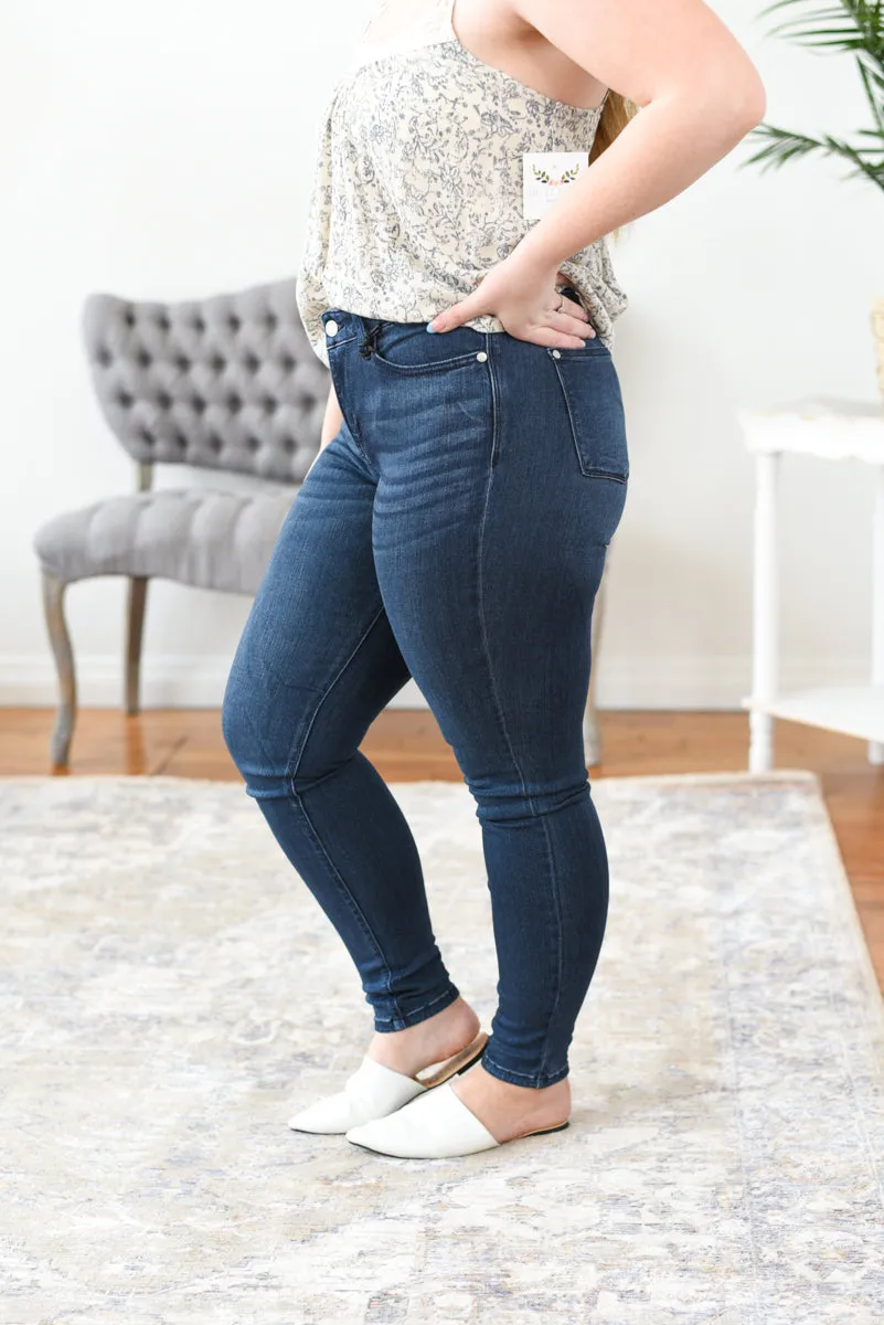 Camdon High Rise Judy Blue Jeans - Dark