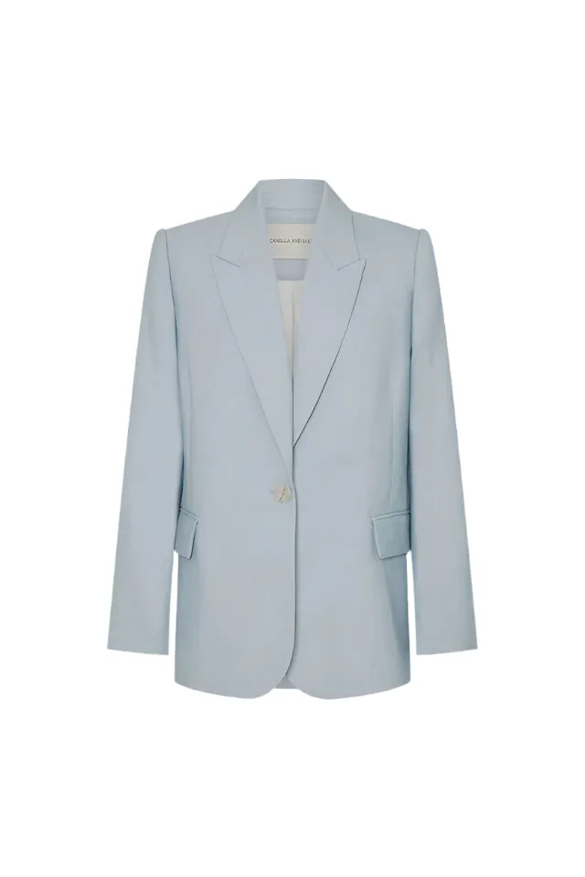 Camilla and Marc Gehry Blazer in Chalky Blue