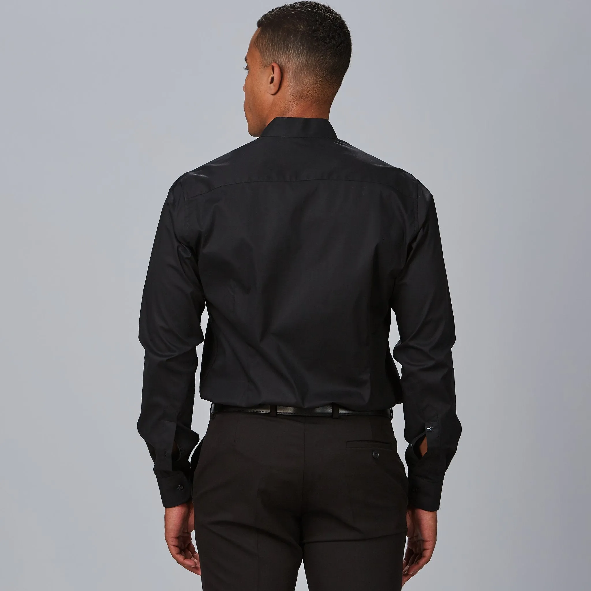 Camisa Homem M/L C/Mao Slim Fit Elastan