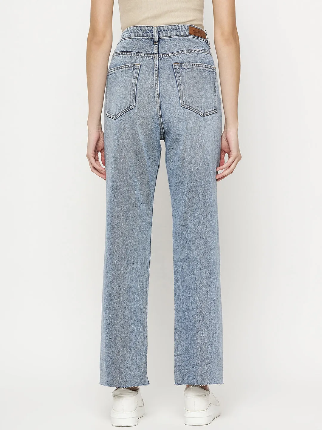 Camla Barcelona Blue Straight Fit Denim