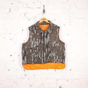 Camouflage Shooting Gilet Jacket - Green - XXL