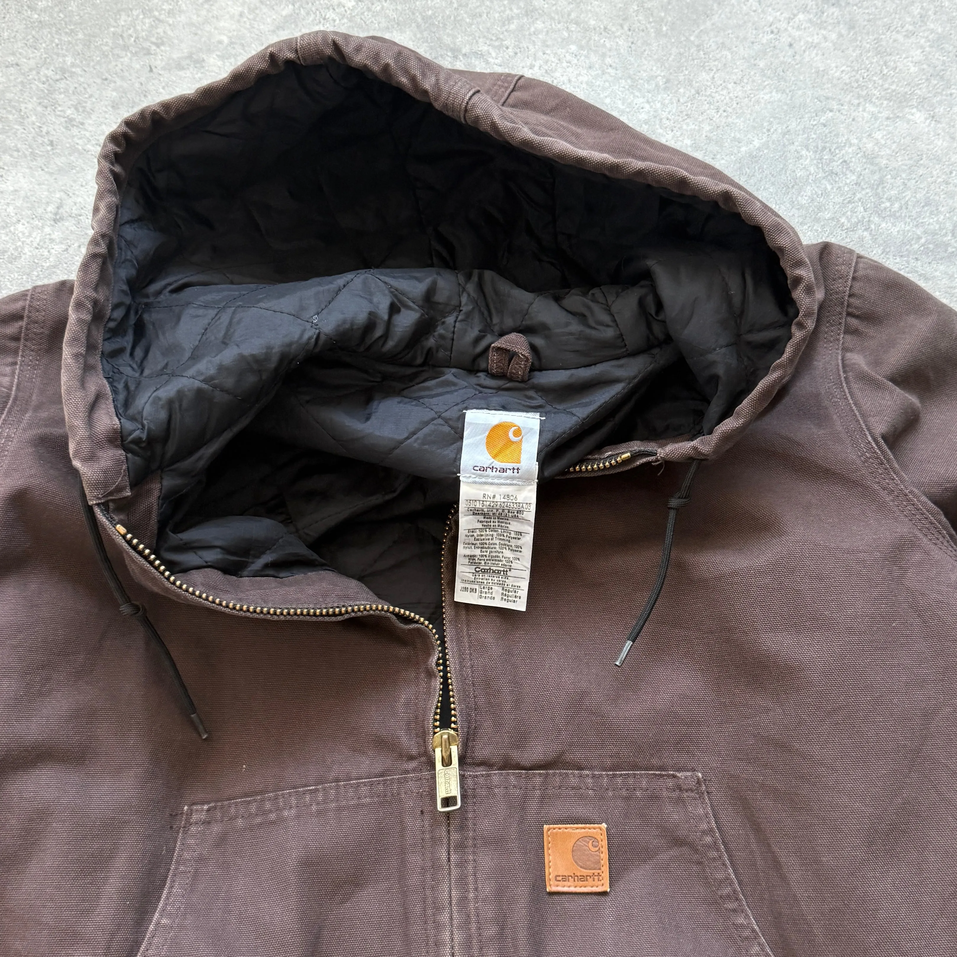 Carhartt 2010 heavyweight J280 DKB active jacket (L)