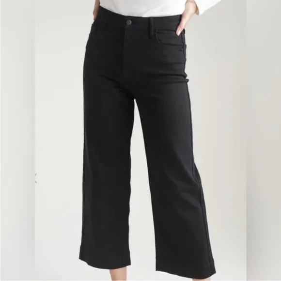Carly Jean Los Angeles Mer ClassicHigh Rise Wide Leg Jeans, Black Size5/27