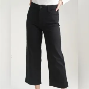 Carly Jean Los Angeles Mer ClassicHigh Rise Wide Leg Jeans, Black Size5/27