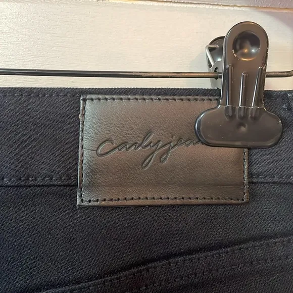 Carly Jean Los Angeles Mer ClassicHigh Rise Wide Leg Jeans, Black Size5/27