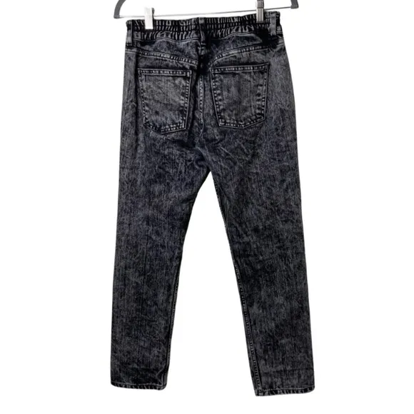 Caroline Constas Remi Pull-On Jeans in vintage black sz 26