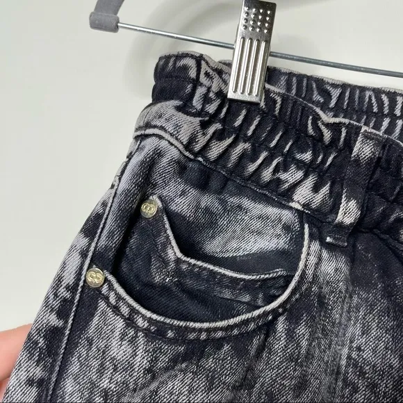 Caroline Constas Remi Pull-On Jeans in vintage black sz 26