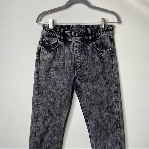 Caroline Constas Remi Pull-On Jeans in vintage black sz 26