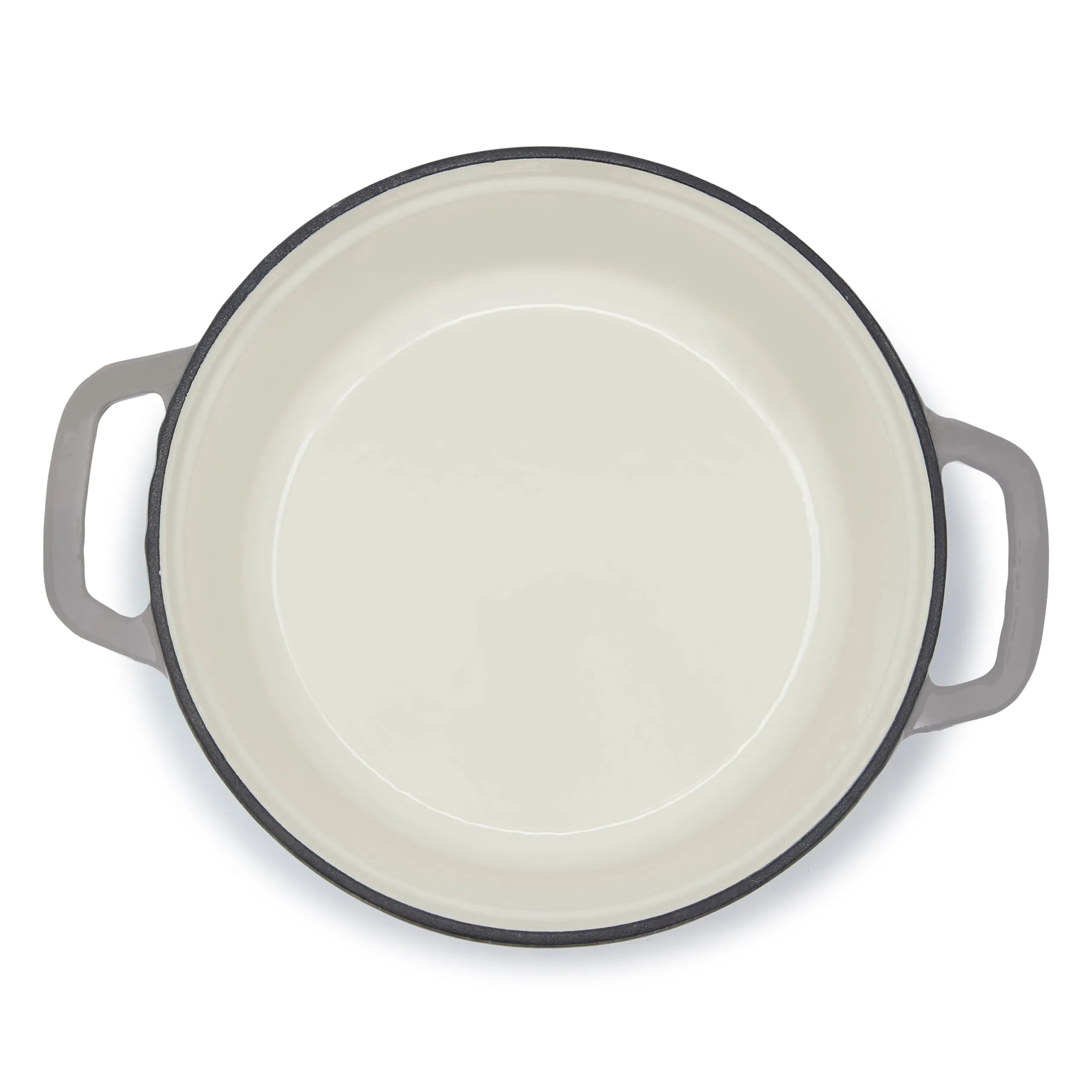 CAST IRON DUTCH OVEN (24CM, GREY)