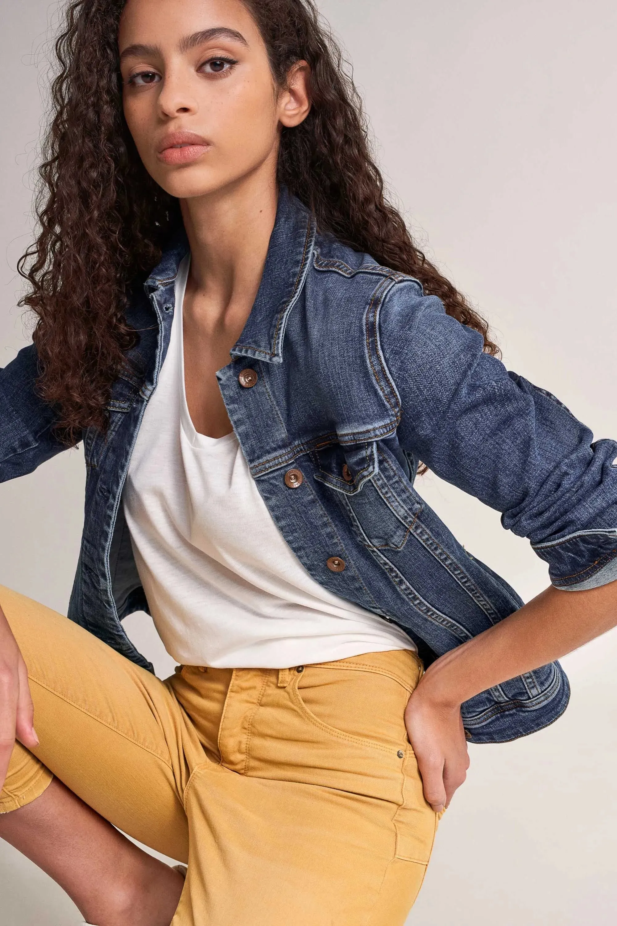 Cazadora vaquera slim fit