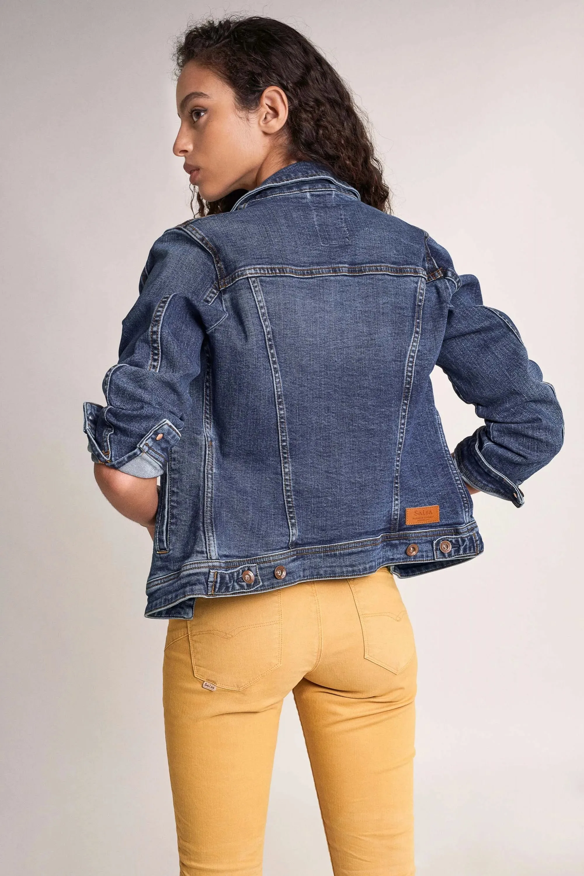 Cazadora vaquera slim fit
