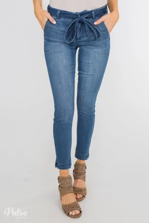 Celebrity Pink Belt Jeans- Prudence Wash