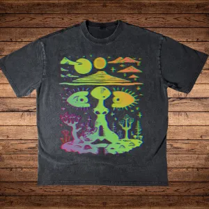 Celestial Drifter - Fluffy Vintage Heavyweight T-Shirt