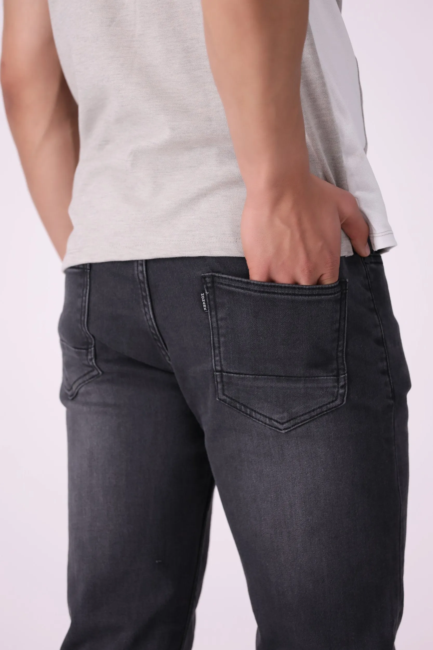 Charcoal Grey Slim Fit Jeans