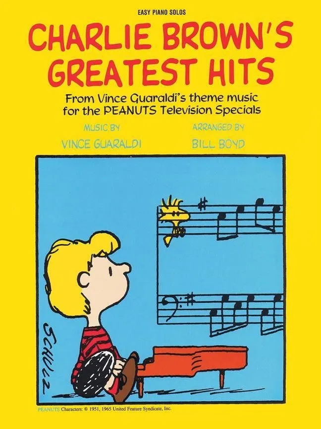 Charlie Brown Greatest Hits Easy Piano