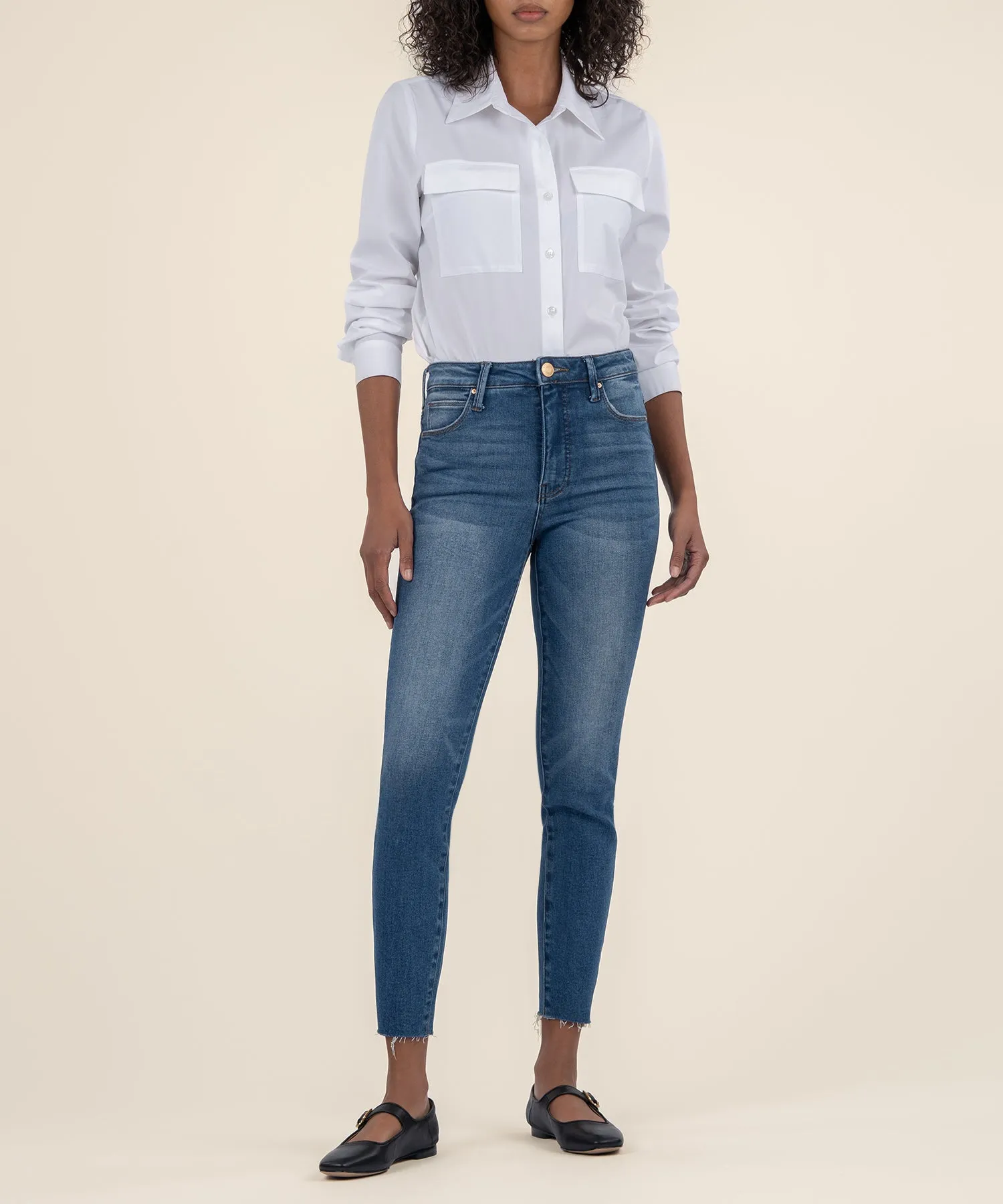 Charlize High Rise Fab Ab Cigarette Leg Skinny