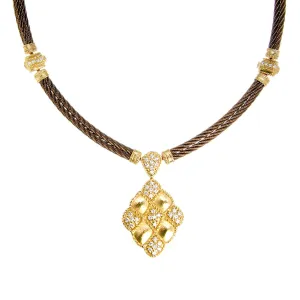 Charriol Petra Flamme Blanche Diamond Necklace