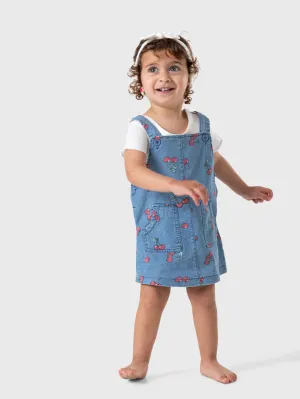 Cherry 3PCS Jeans Dress