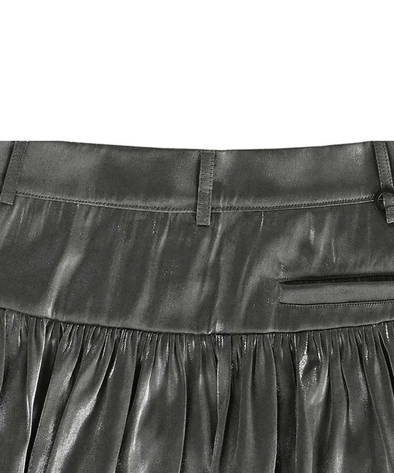 CHUCUCHU Pearl Cancan Skirt - Silver