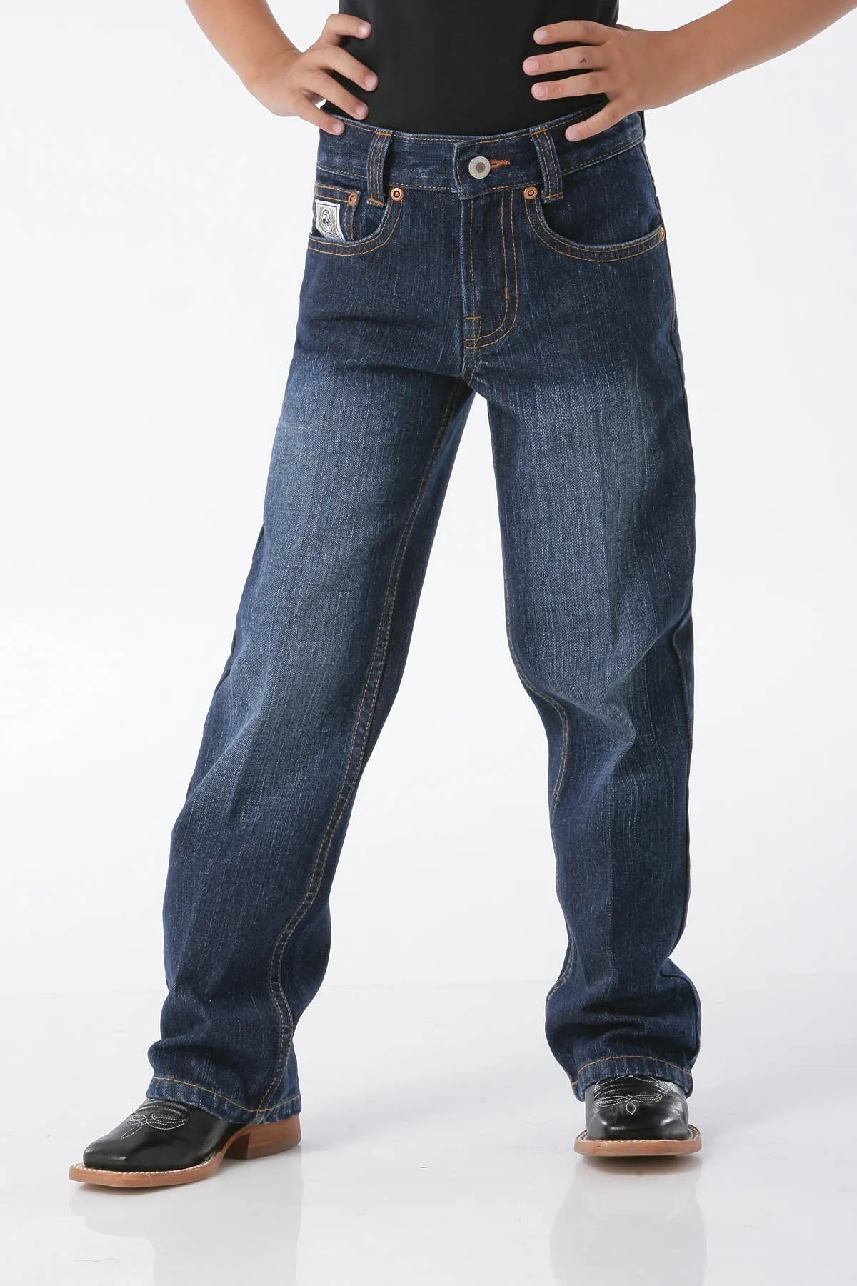 Cinch Boys (Kids) White Label Jean - Dark
