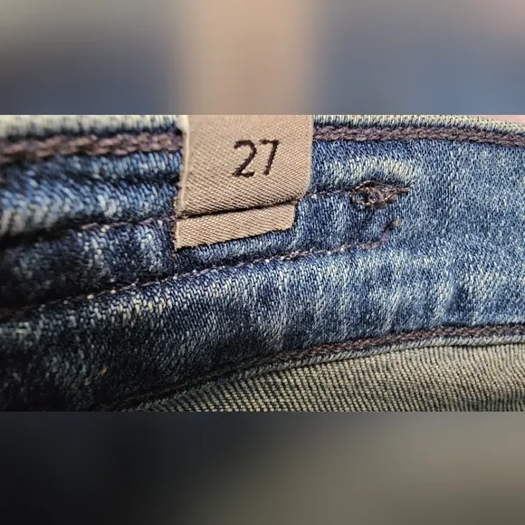 CITIZENS OF HUMANITY Agnes Crop Mid Rise Slim Straight Jeans Women's Size 27