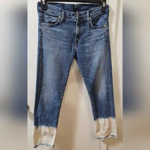 CITIZENS OF HUMANITY Agnes Crop Mid Rise Slim Straight Jeans Women's Size 27